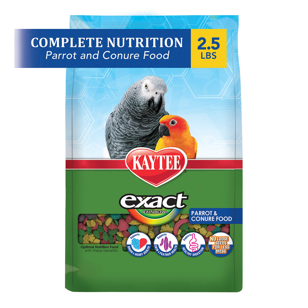 Kaytee Exact Rainbow, granules extrudés, nutrition précise pour plumage éclatant et santé générale