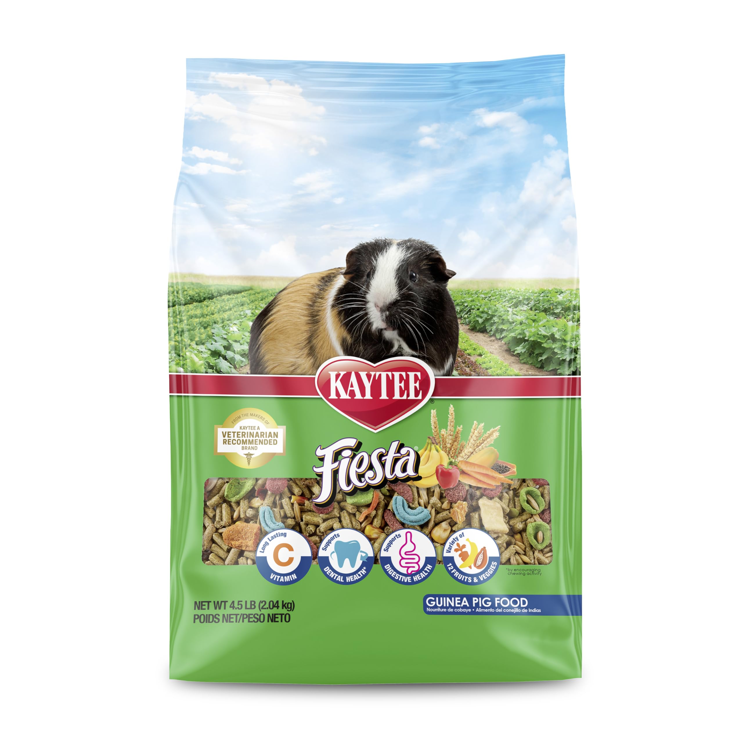 Kaytee Fiesta Cobaye – aliments variés pour stimulation mentale et plaisir