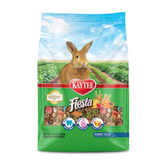 Kaytee Fiesta – ensemble d'ingrédients variés dans un bol pour stimuler l'appétit du lapin
