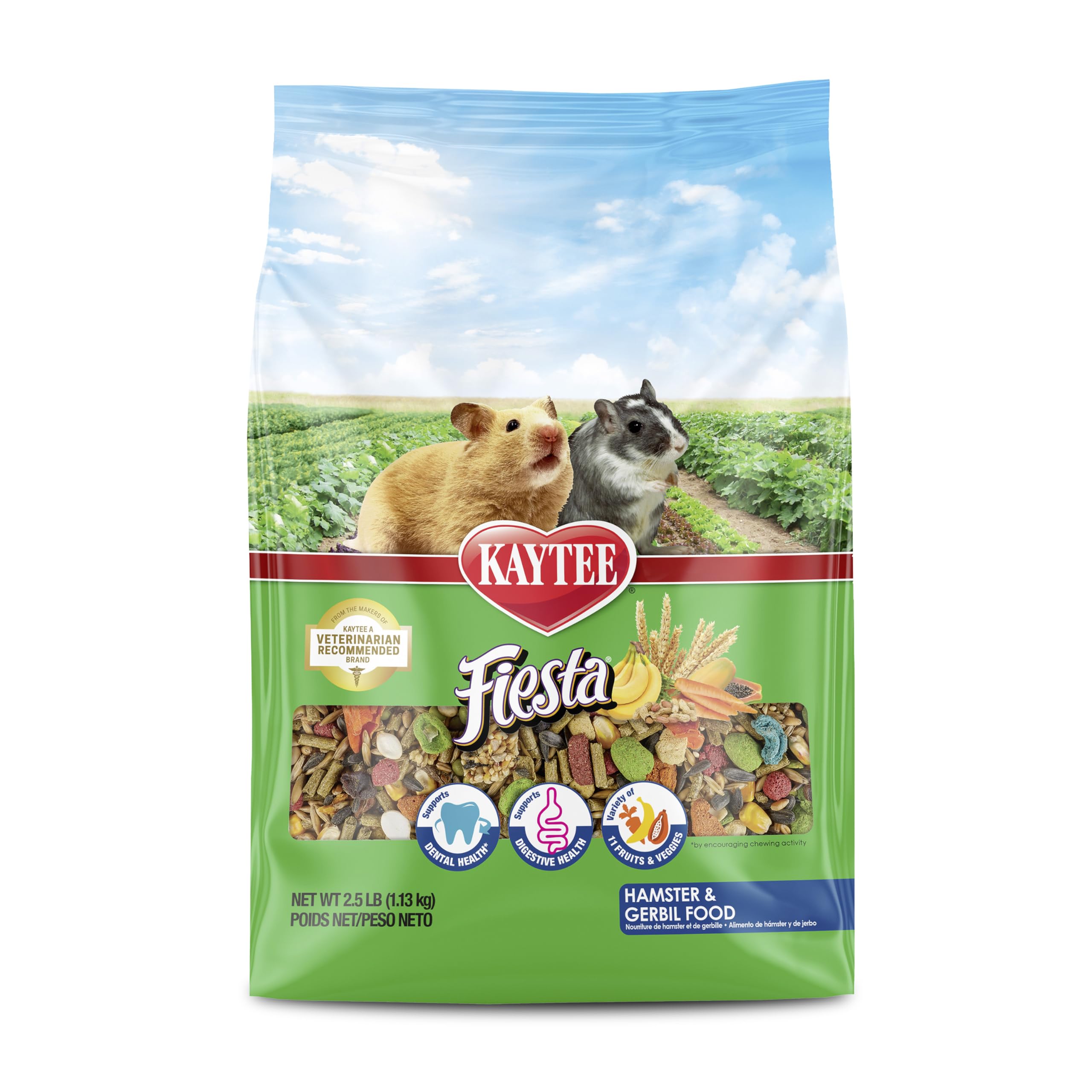 Kaytee Fiesta, bol alimentation pour hamster et gerbil, stimulation et plaisir lors du repas