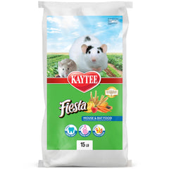 Kaytee Fiesta, sac 15 livres pour souris et rats, pratique et enrichissante.