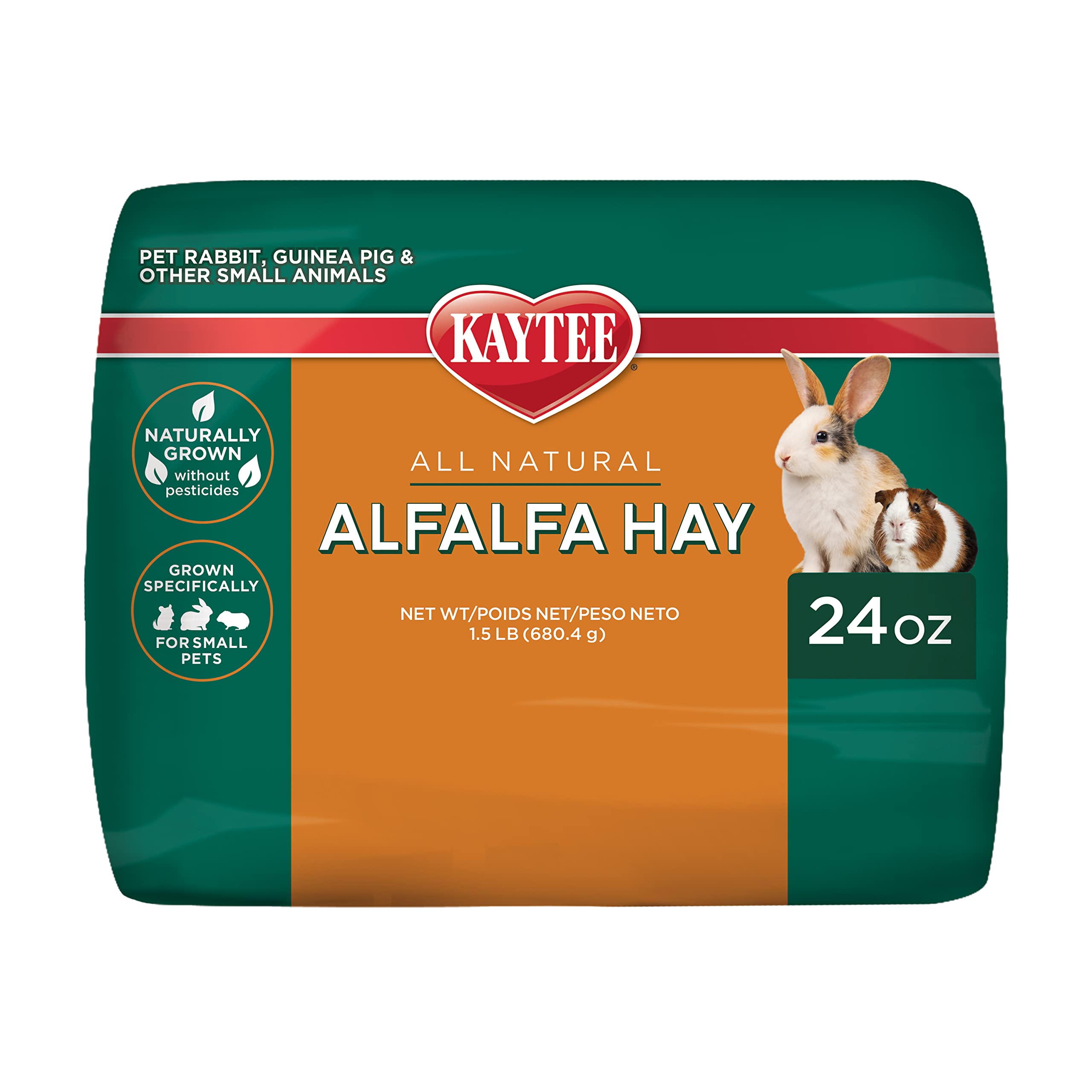 Kaytee Foin d’Alfalfa complément alimentaire naturel pour petits animaux