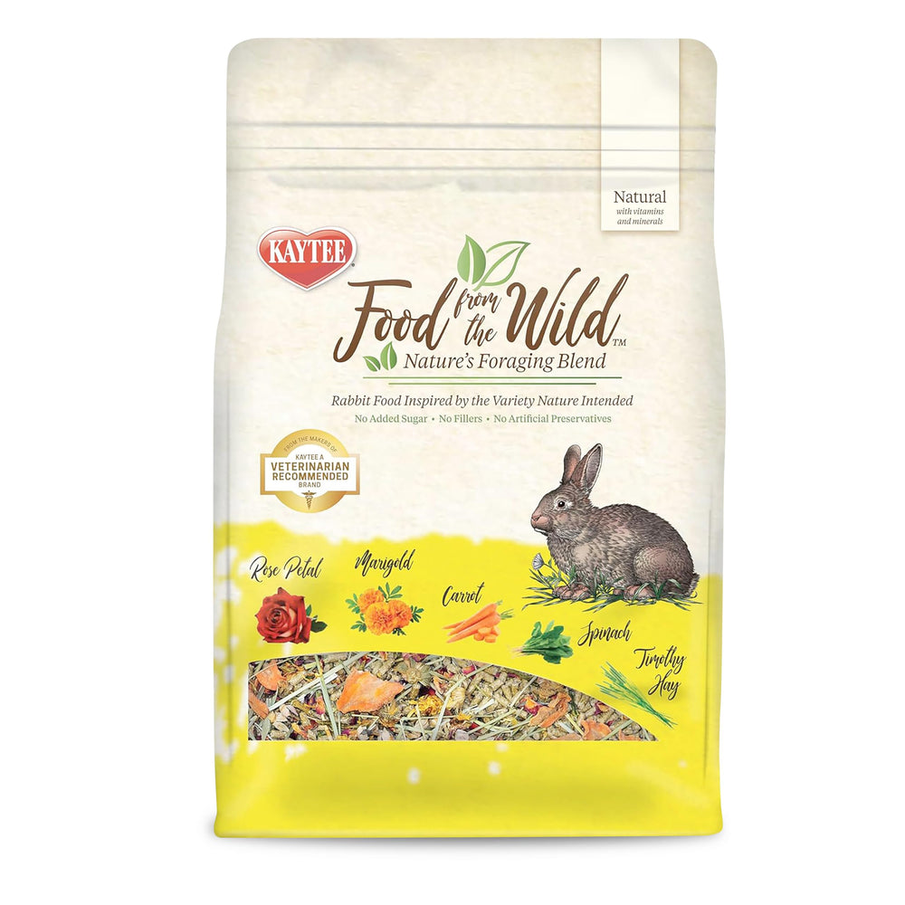 Kaytee Food From the Wild emballage prêt à nourrir l'animal quotidiennement.