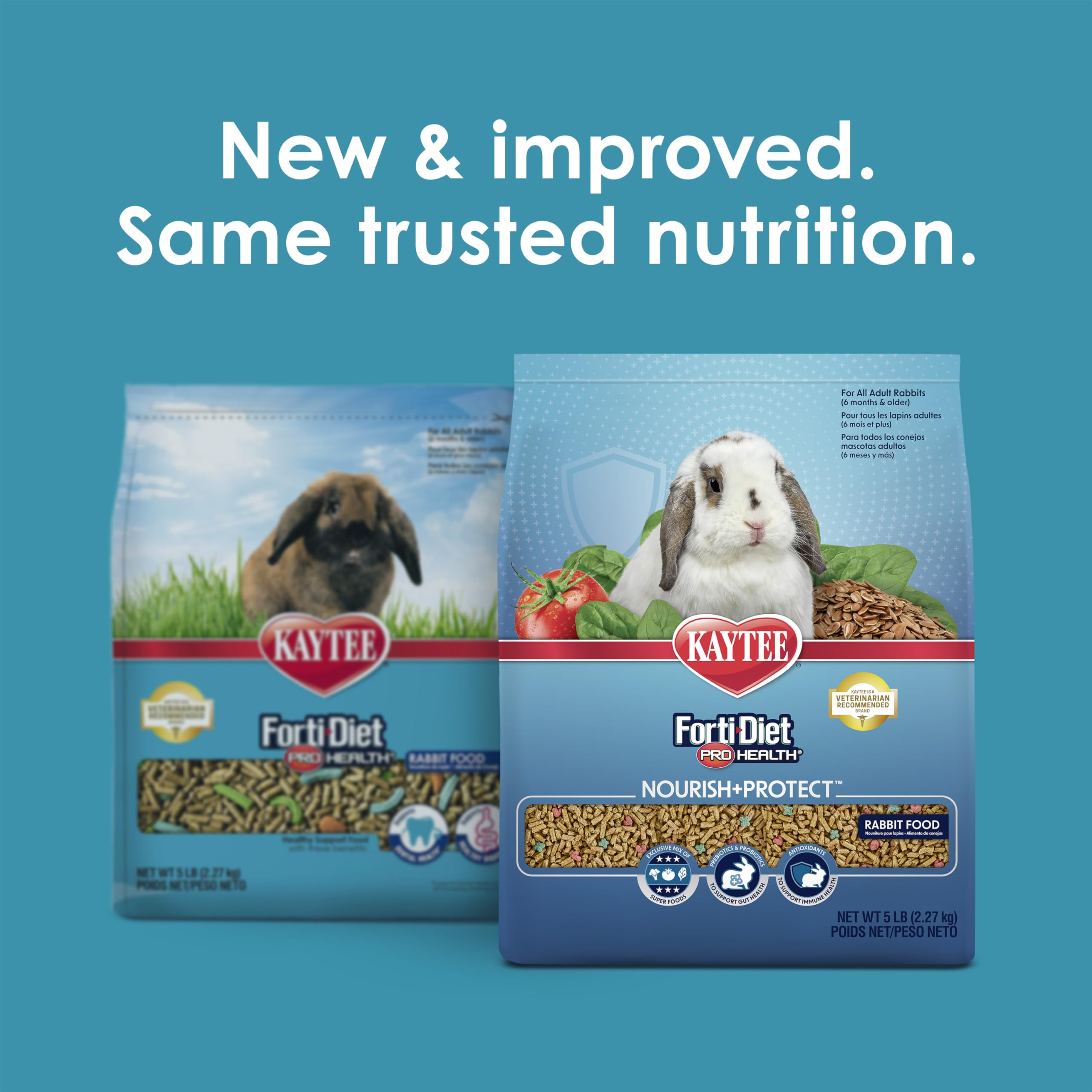 Graines de lin et antioxydants dans Kaytee Forti-Diet Pro Health.