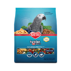 Kaytee Forti-Diet Pro Health emballage, soutien nutritionnel quotidien pour perroquet