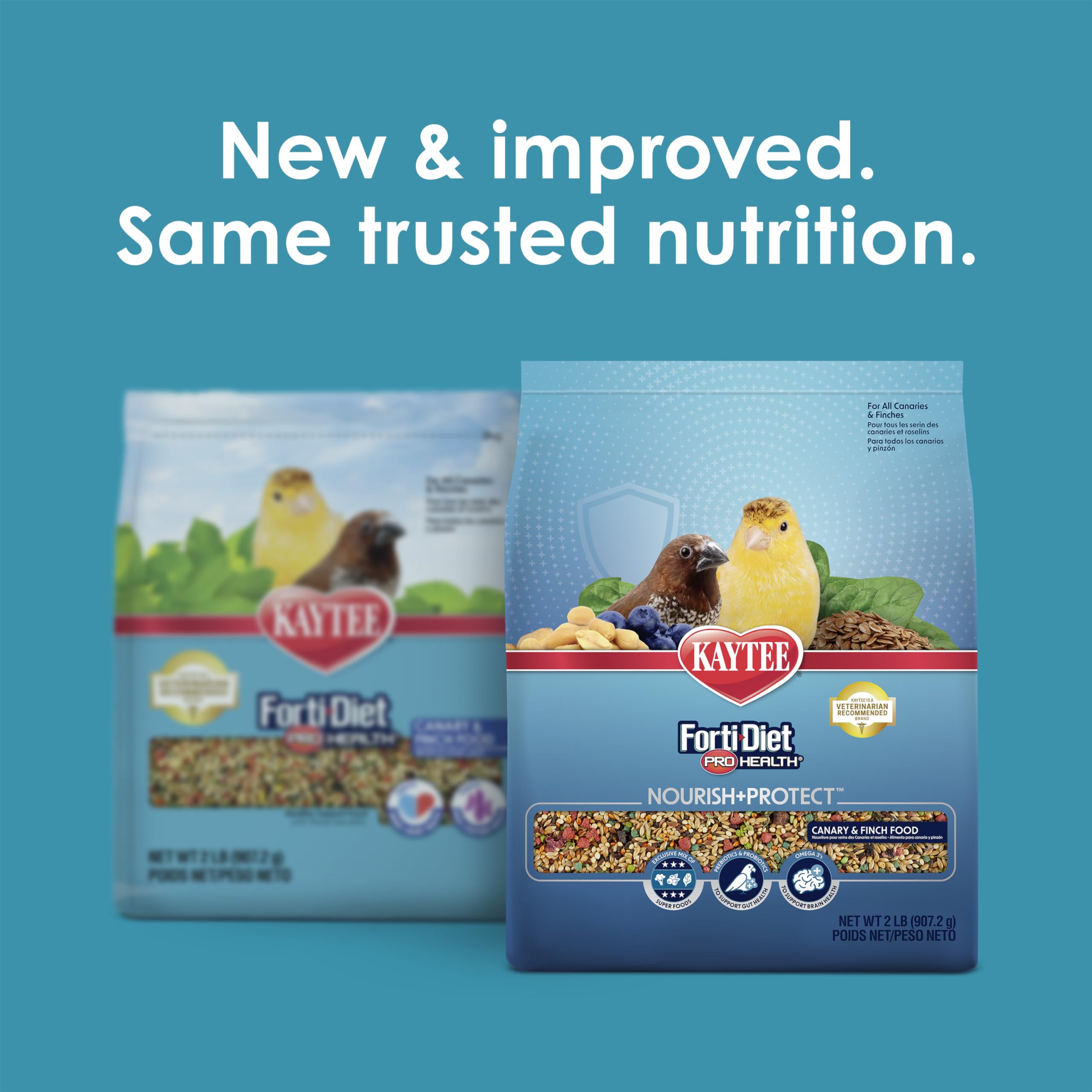 Forti-Diet Pro Health Kaytee: ingrédients et perruches riches en nutriments.