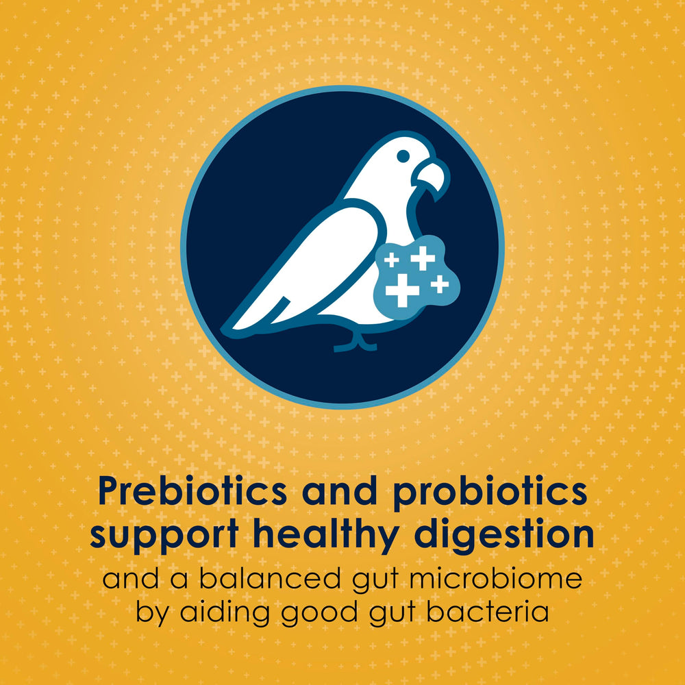 Kaytee Forti-Diet Pro Health plumage sain et peau nourrie par les nutriments.