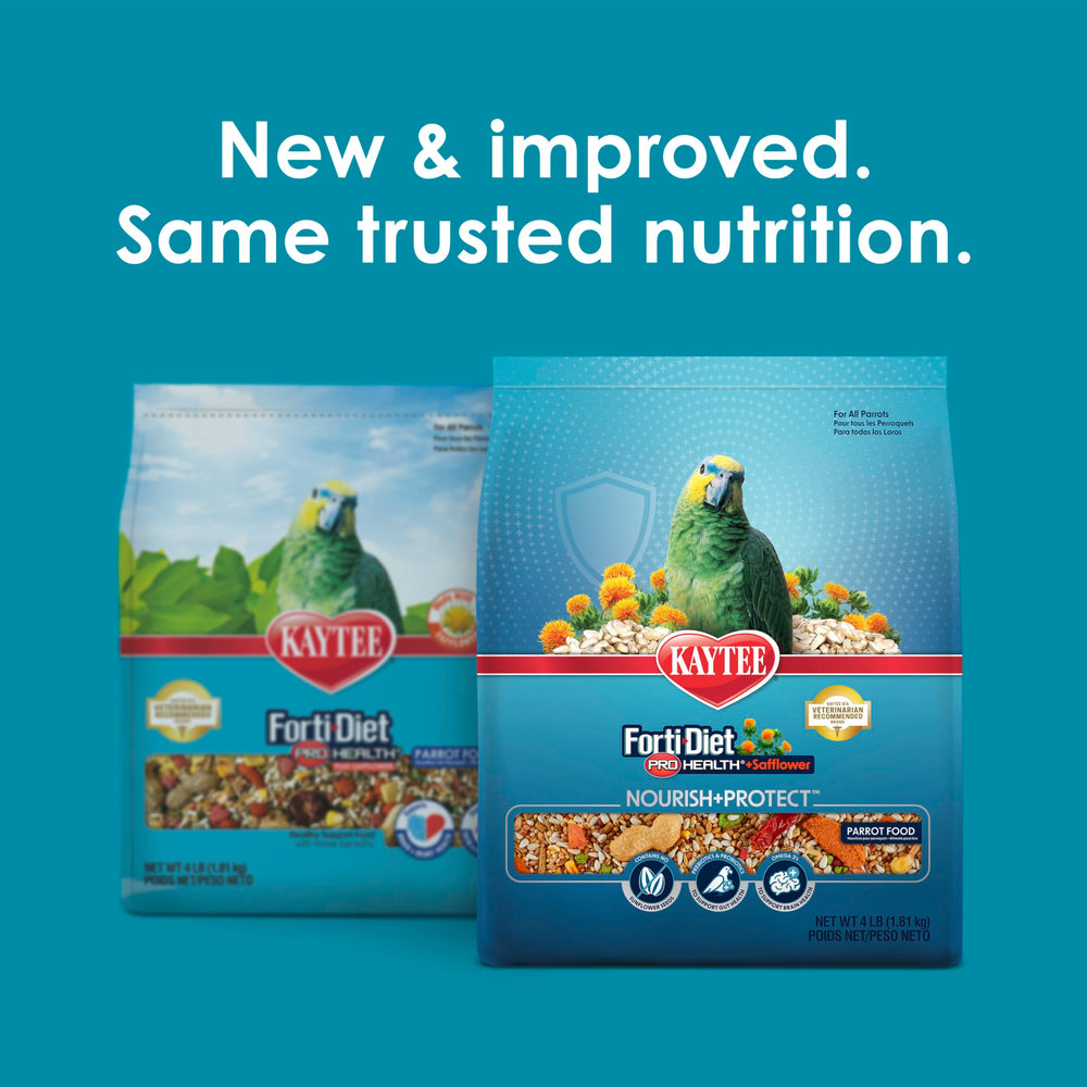 Kaytee Forti-Diet Pro Health, prébiotiques et probiotiques pour soutenir la digestion du perroquet