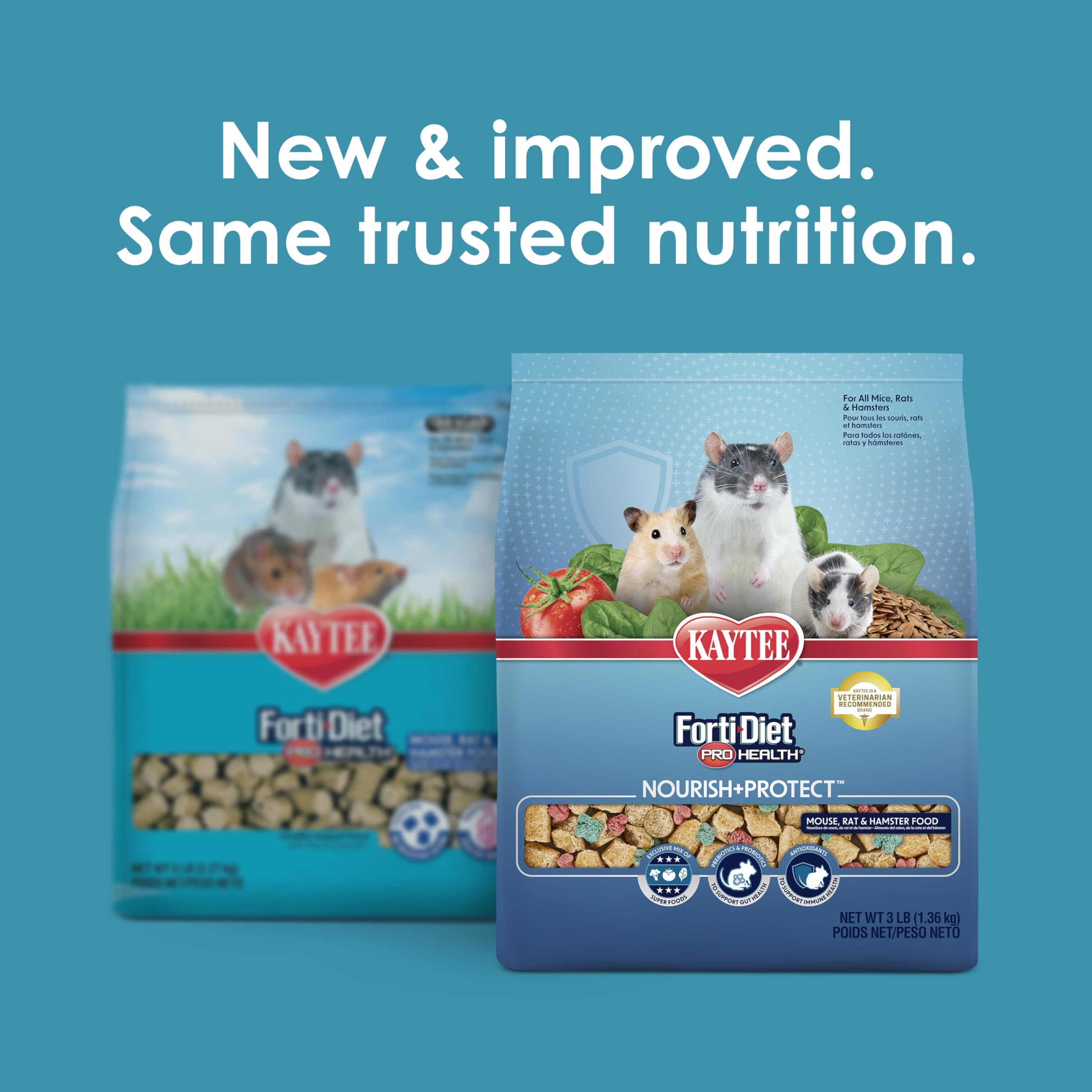 Kaytee Forti-Diet Pro Health : pellets pour rats, texture adaptée et nutrition