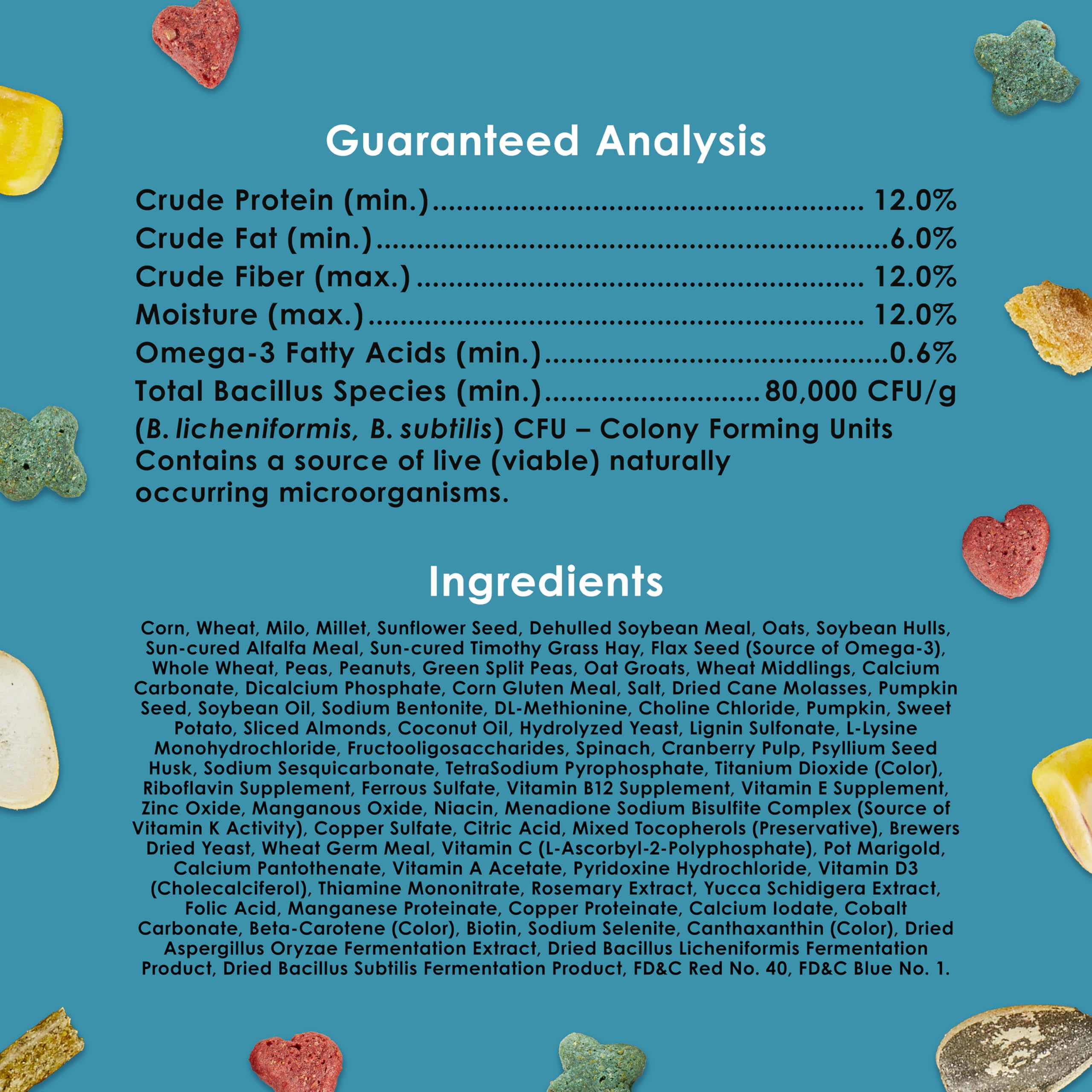 Sante immunite potentielle grâce aux antioxydants Kaytee Forti-Diet Pro.