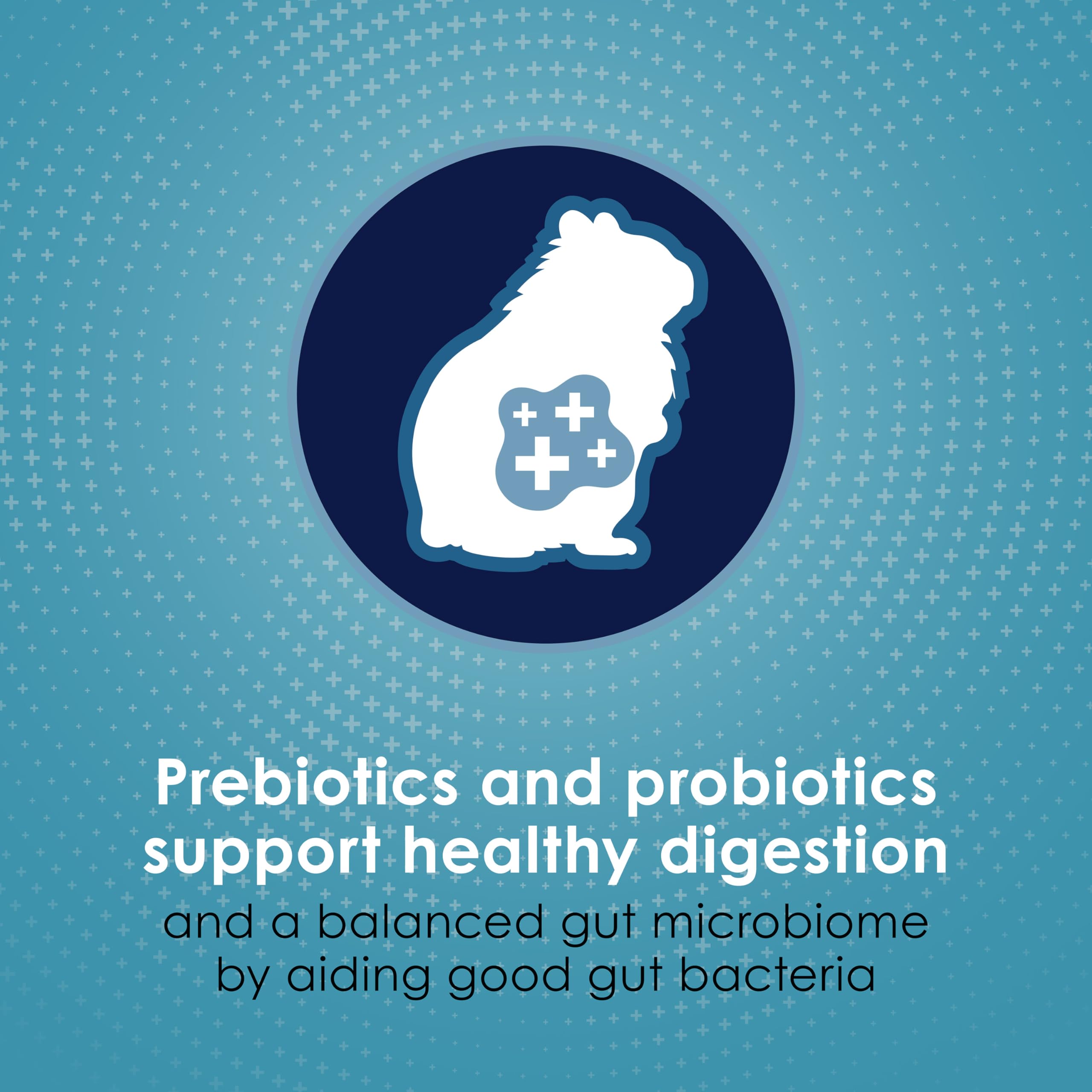 Prébiotiques et probiotiques Kaytee Forti-Diet Pro, soutien digestif potentiel.