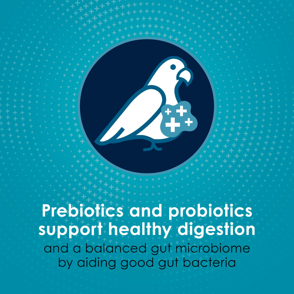 Prebiotiques et probiotiques pour soutien digestif Kaytee Forti-Diet.