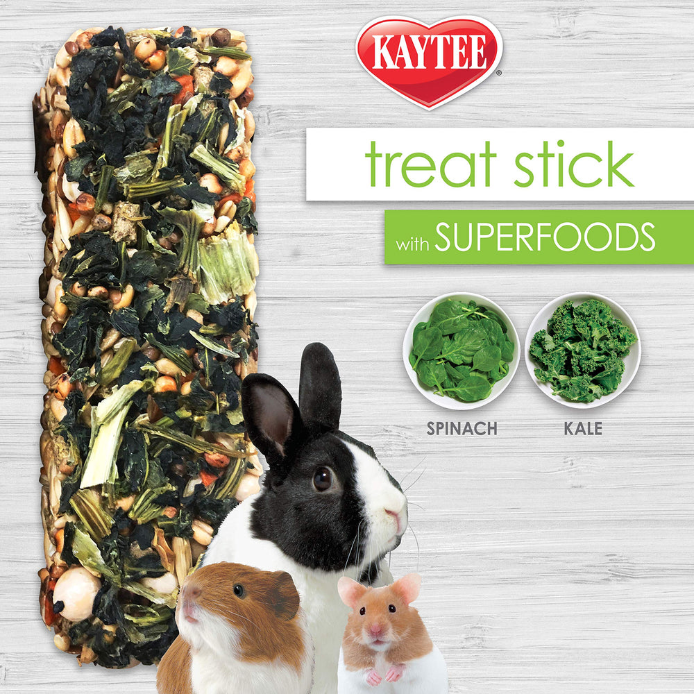 Kaytee Friandise Petits Animaux Épinards et Kale, apport naturel d'antioxydants.
