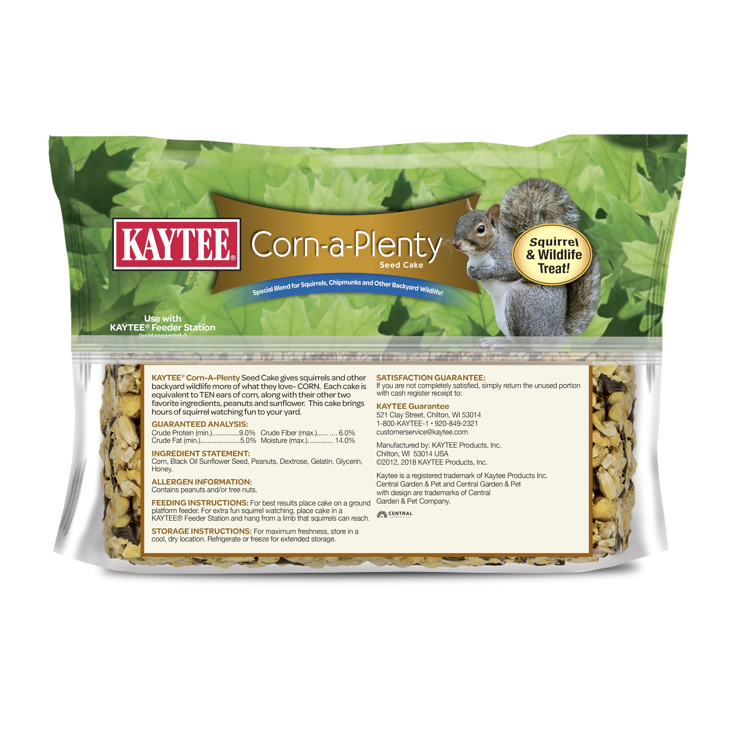 Kaytee Gateau attire faune sauvage sans perturber les oiseaux