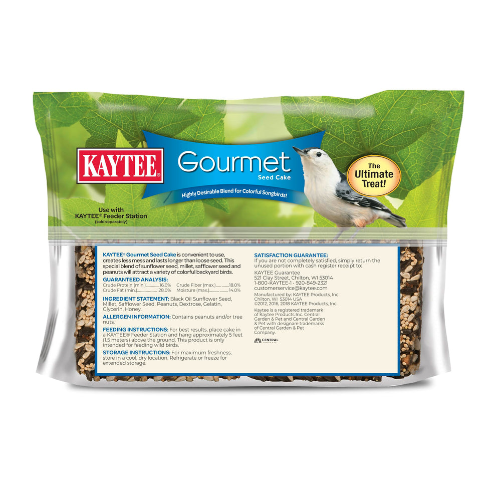 Kaytee gâteau-graines gourmet expérience d'observation variée et apaisante