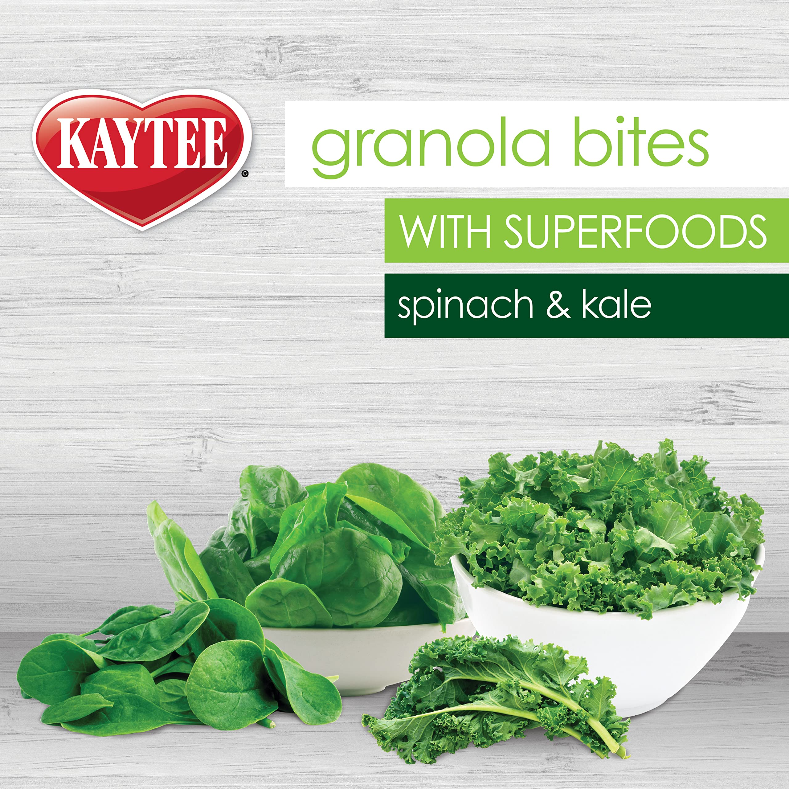 Kaytee Granola Bites: mélange grains fruits légumes, ingrédients naturels