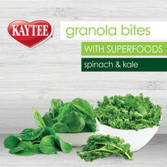 Kaytee Granola Bites: mélange grains fruits légumes, ingrédients naturels