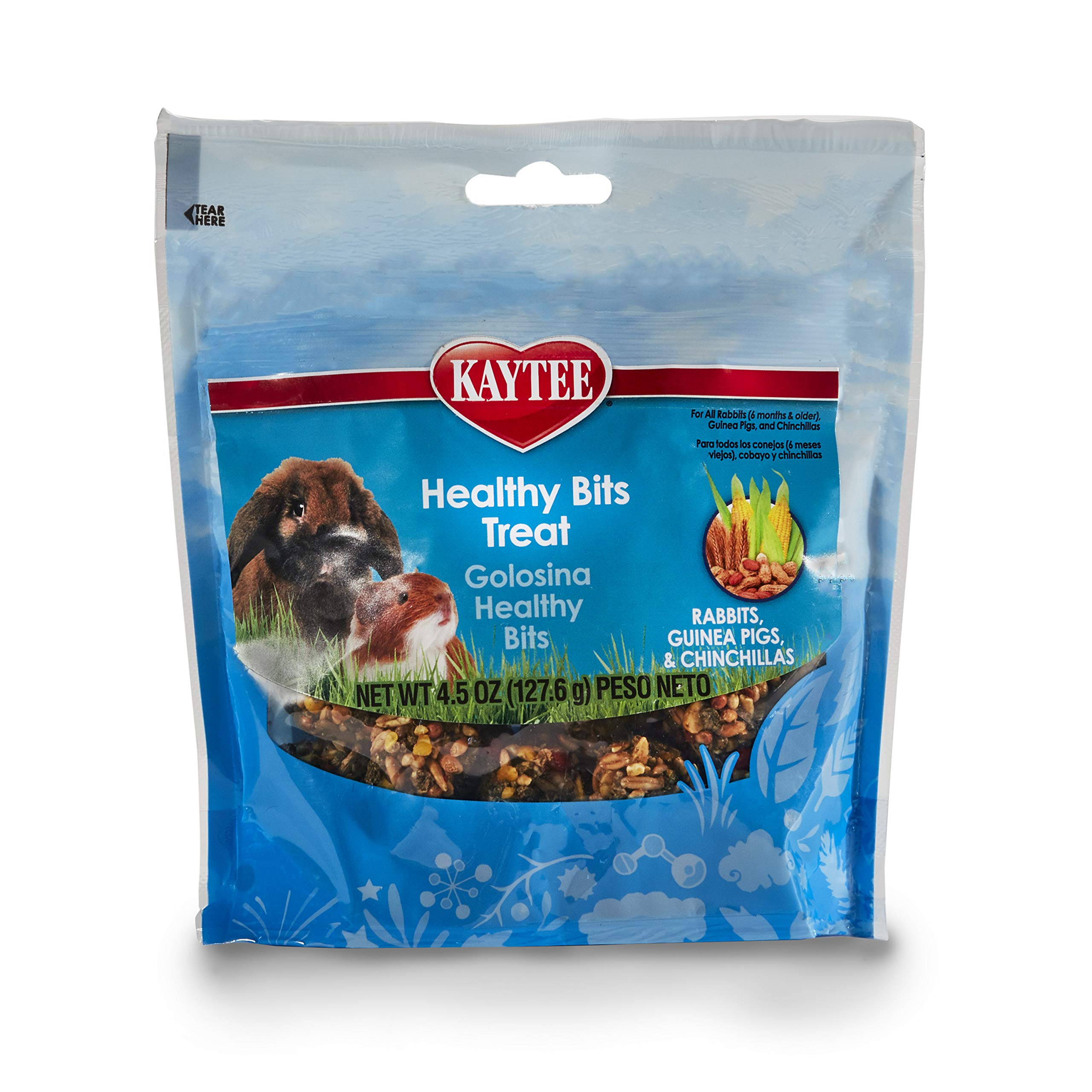 Kaytee Healthy Bits – ingrédients graines fruits miel pour friandise saine.