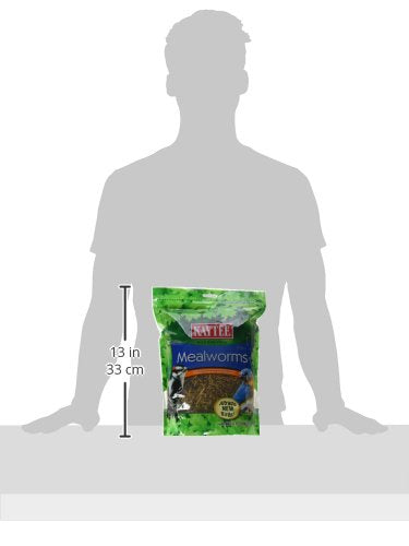 Kaytee larves de farine séchées, attire les oiseaux pour un repas riche en protéines.