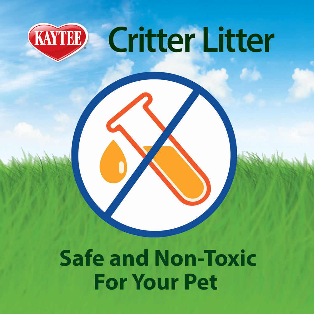 Kaytee Litière Critters – Absorbe 10x son poids, gestion efficace des liquides.