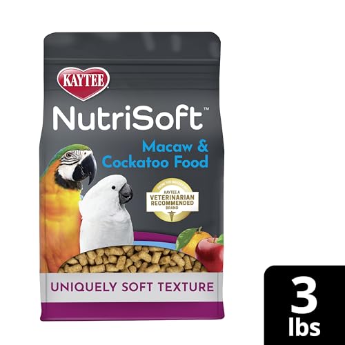 Base nutritionnelle équilibrée Kaytee Nutri Soft pour oiseaux domestiques.