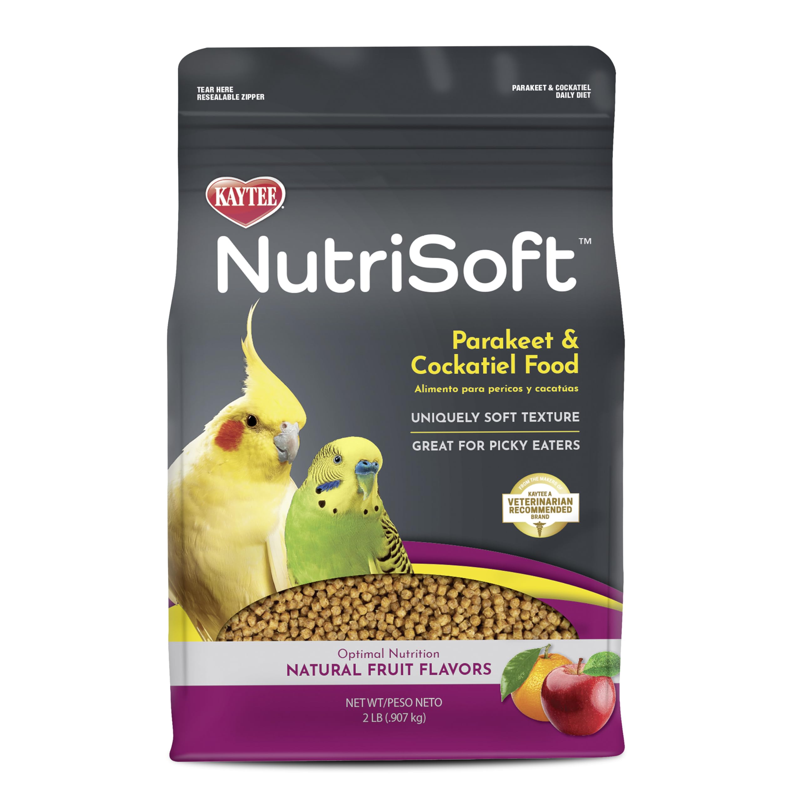 Kaytee NutriSoft texture douce pour perruches et cacatoès.