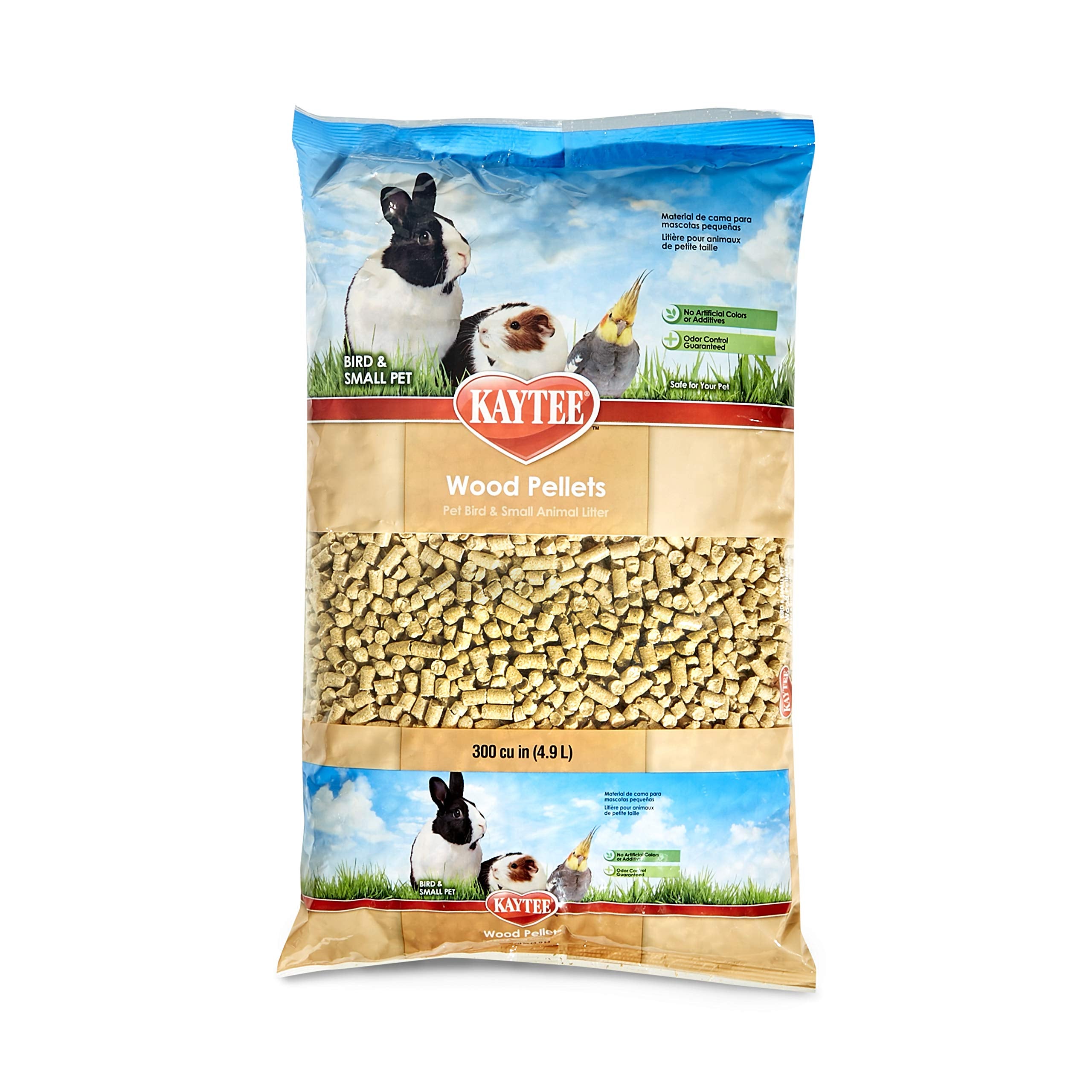 Kaytee pellets bois absorption efficace : convient habitats humides.