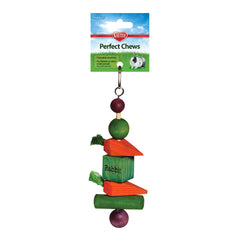 Kaytee Perfect Chews : boules en bois stimulant la mastication et l'activité.