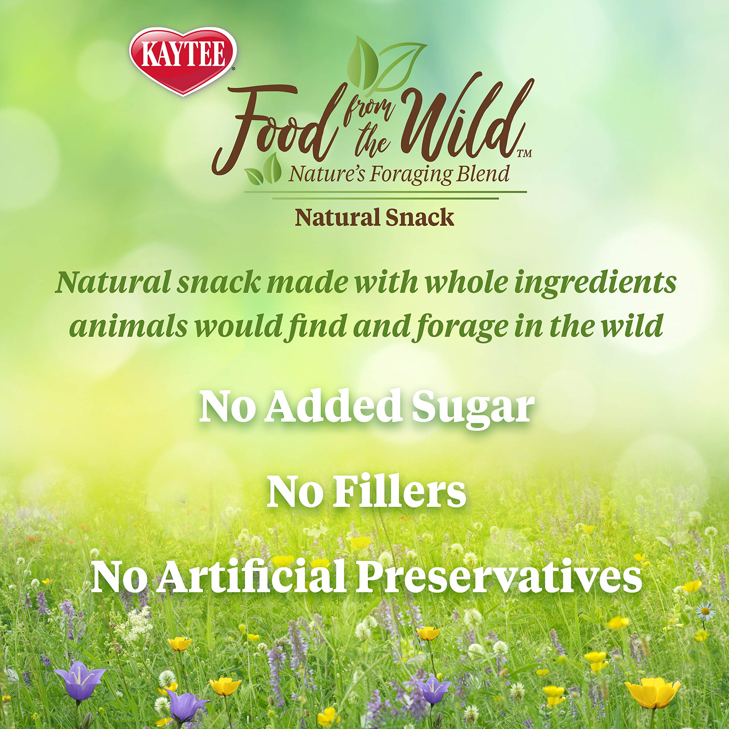 Petit animal dégustant le snack naturel Kaytee
