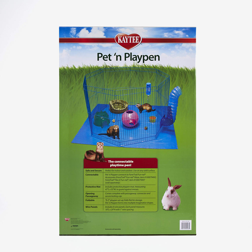 Tapis protecteur Kaytee, 47 x 55 pouces, protège les sols et les surfaces.
