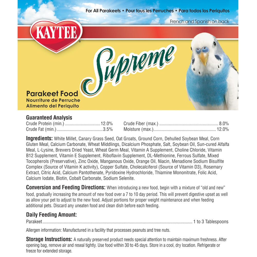 Plus de 150 ans d'expertise Kaytee assurant une nutrition fiable pour oiseaux.