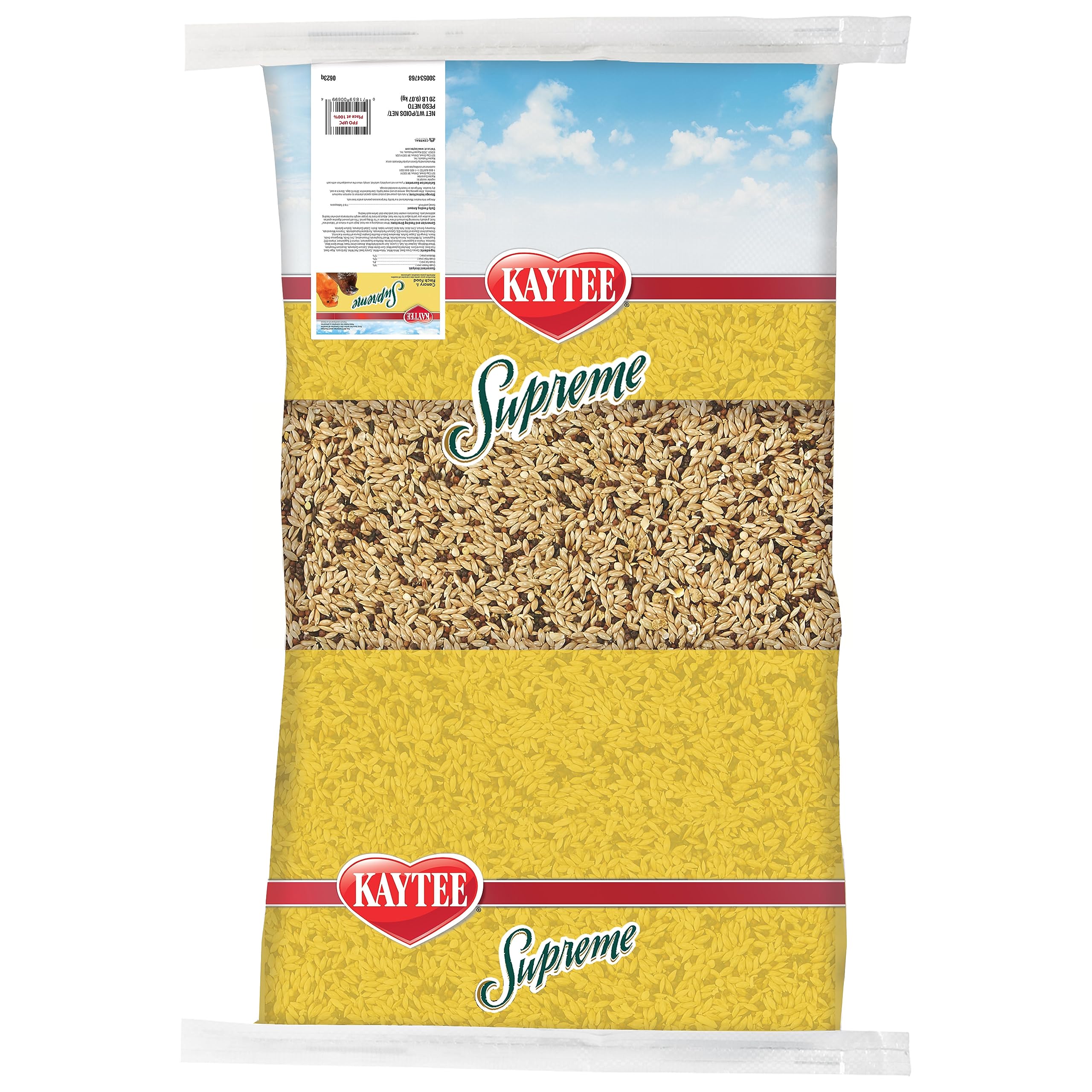 Kaytee Supreme – 150 ans d excellence et qualité démontrés par le produit.