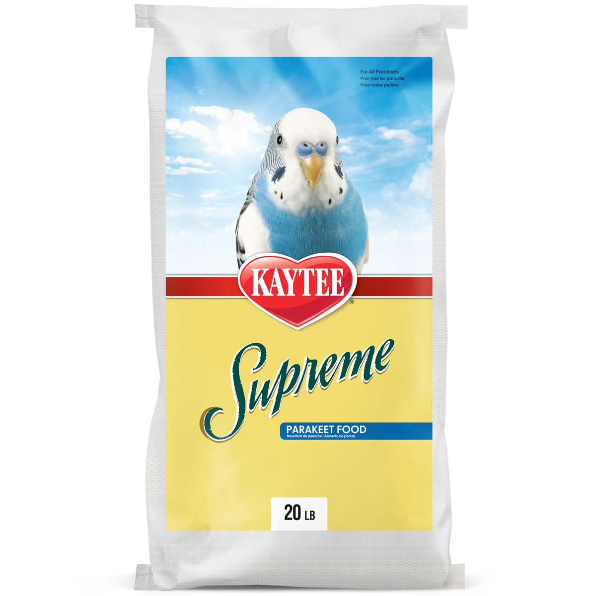 Kaytee Supreme pour Perruche en bol — alimentation équilibrée au quotidien.