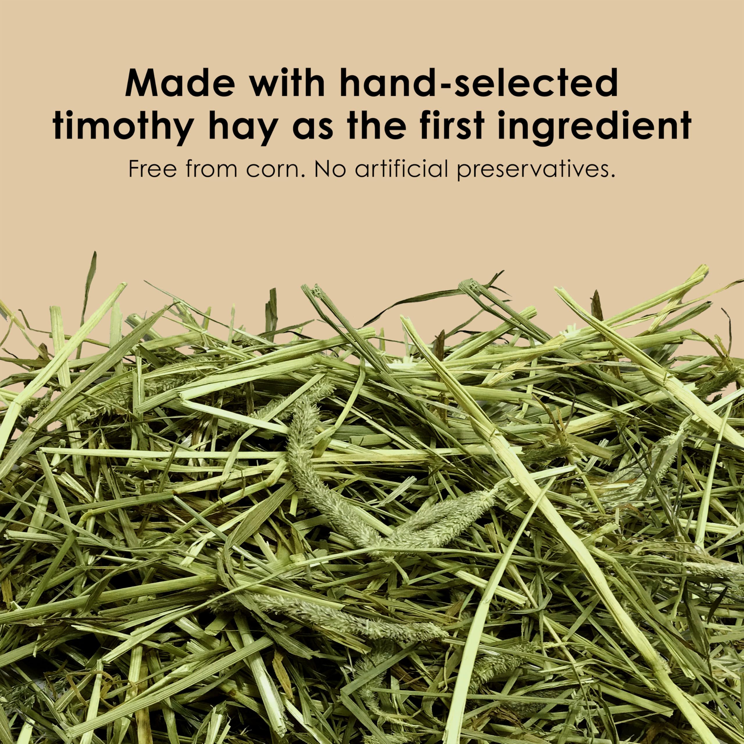 Kaytee Timothy Complet croquettes dentaires, favorisent le masticage et les dents saines.