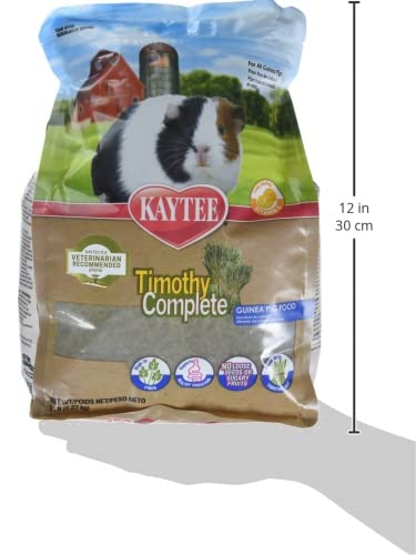 Kaytee Timothy Complet vitamine C durable, apport à long terme pour cobaye.