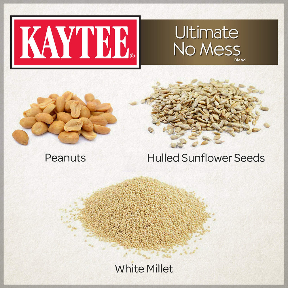Calcium ajouté dans Kaytee Sans Déchets, soutien potentiel à la vitalité des oiseaux.