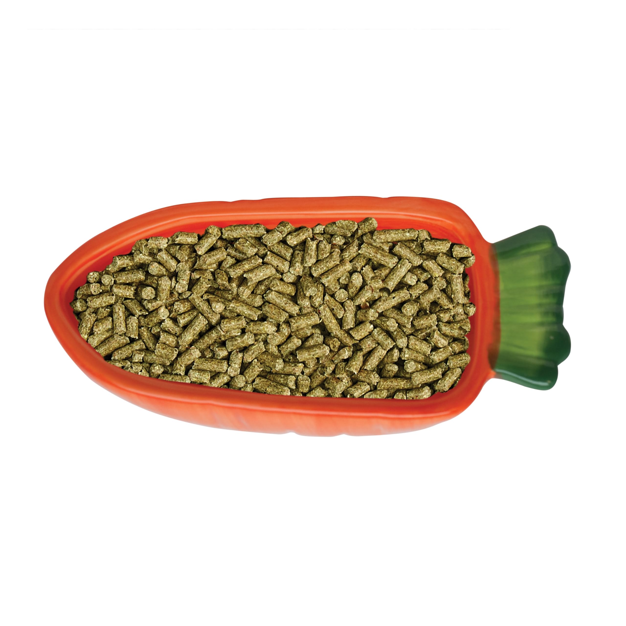 Kaytee Vege-T-Bowl, design carotte frais du jardin, parfait pour petites habitudes alimentaires.