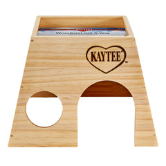 Kaytee Woodland Get-A-Way Large cachette bois naturel dans cage pour repos et sécurité