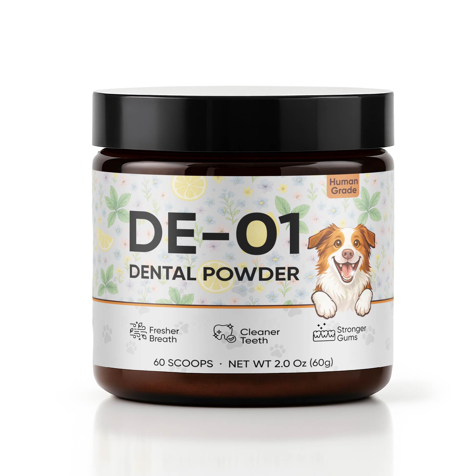 KBKTWOLT Poudre Dentaire Chien Flacon : pratique pour l'hygiène buccale.