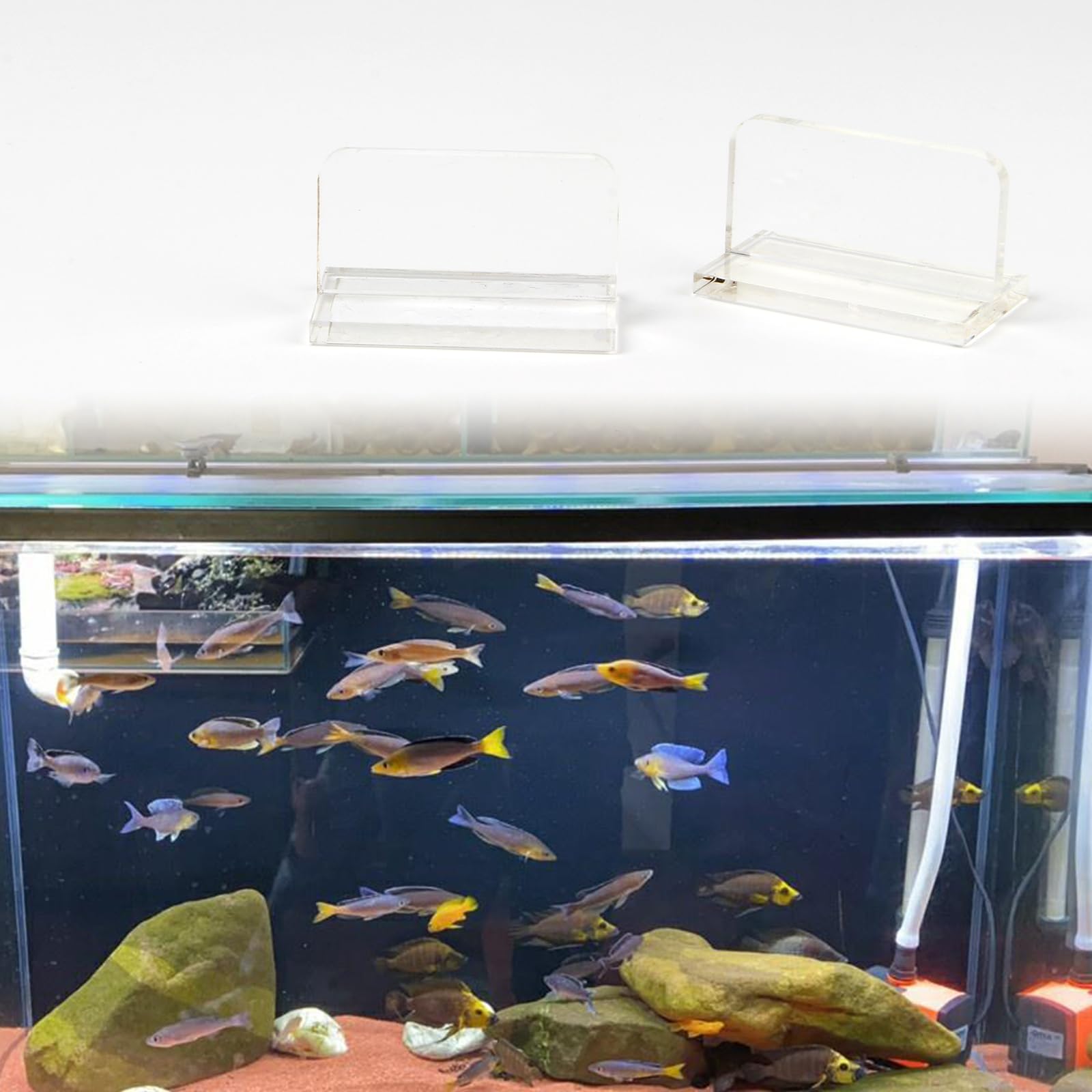 KCGANI - poignée pour couvercle d’aquarium, durable et facile à nettoyer.