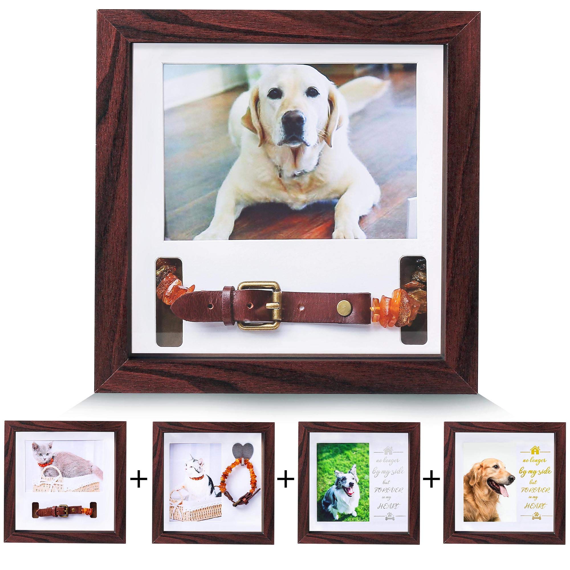 Cadre mémoire animal KCRasan avec cœur pour photos et souvenir.