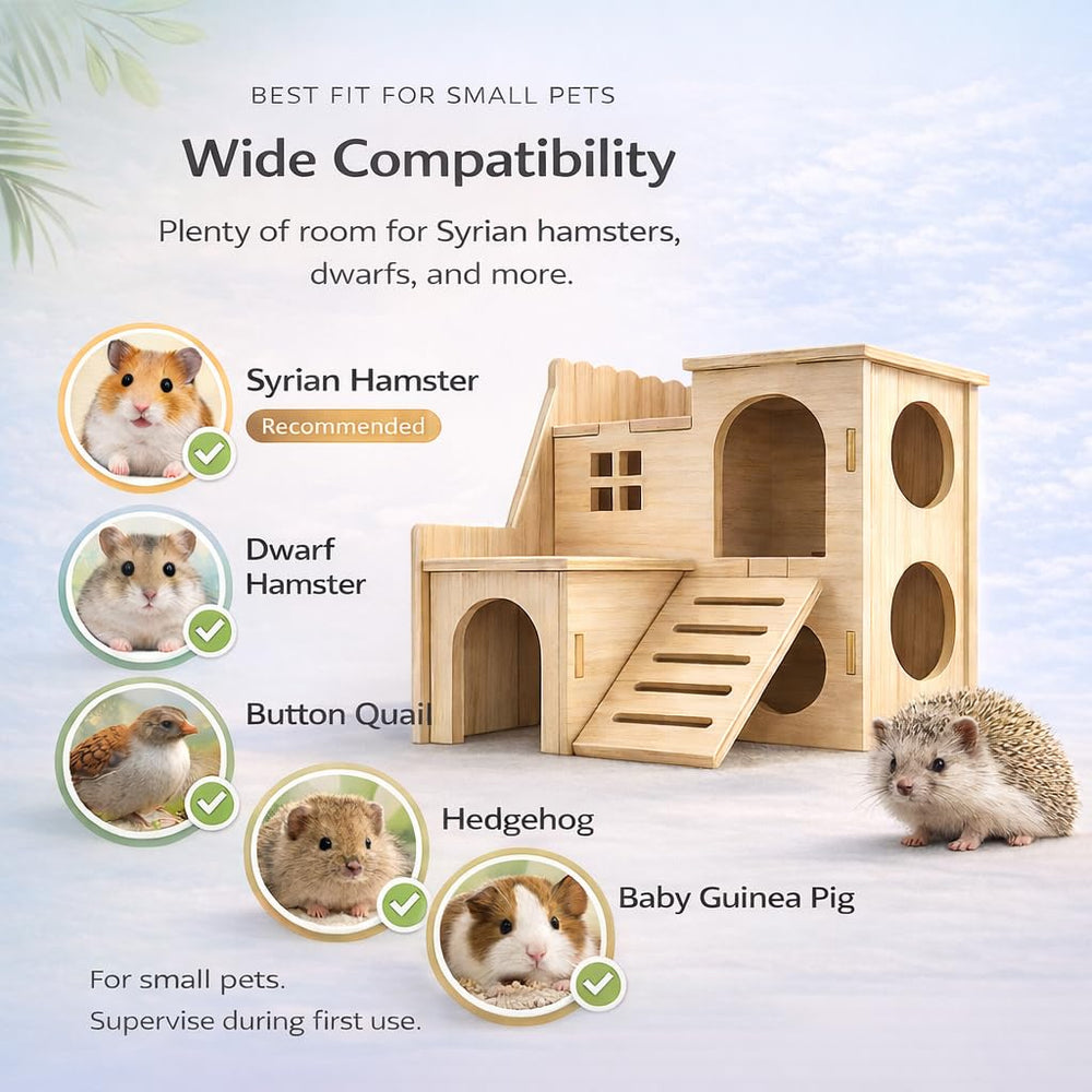 Kcrygogo-assemblage-simple-bois-hamster: montage rapide pour installer l'habitat.