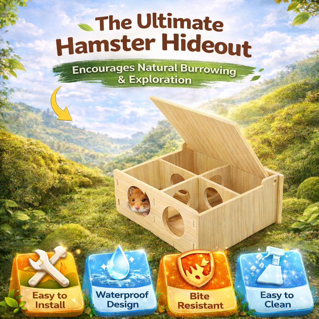 Kcrygogo espace activite hamster, encourage mouvement et curiosite.