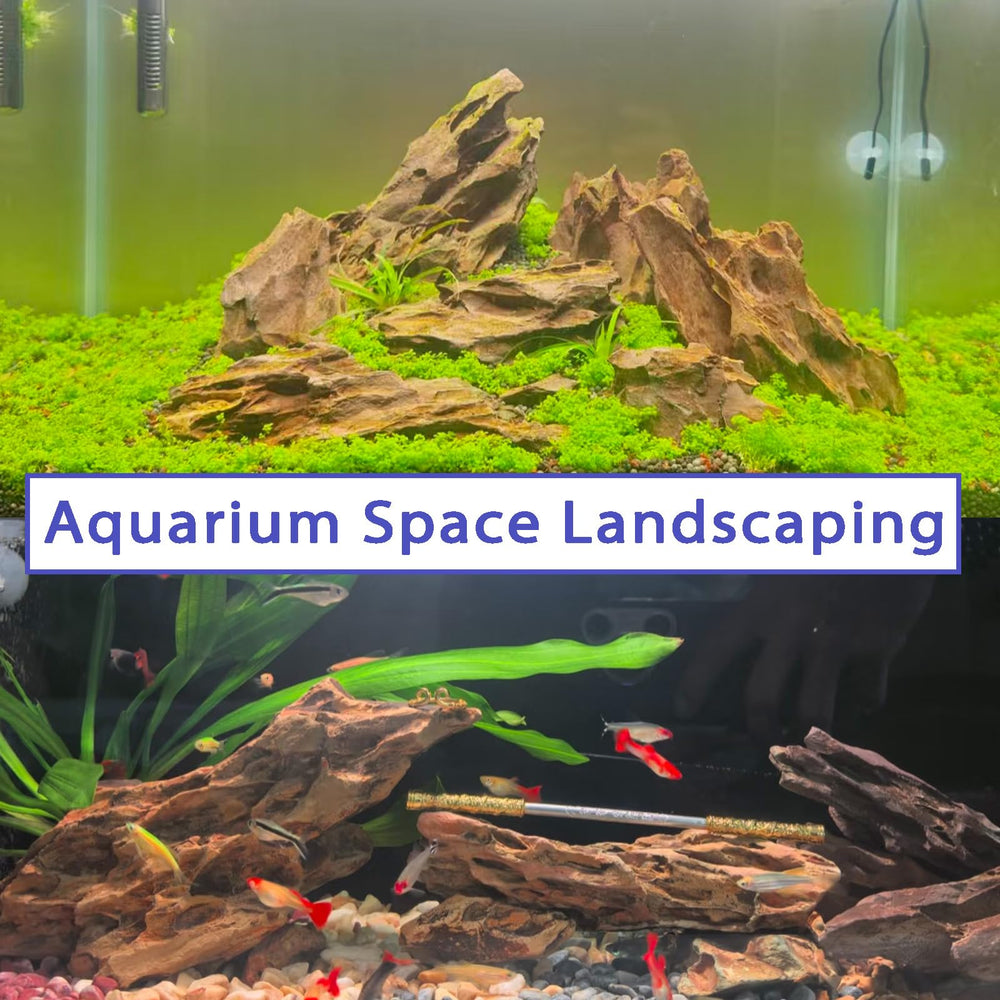 kecilke-pierre-dragon-decoration-terrarium: décor polyvalent pour terrarium et aquarium.