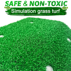 Keedolla plateforme tortue adhesion gazon synthétique assure stabilité en terrarium.