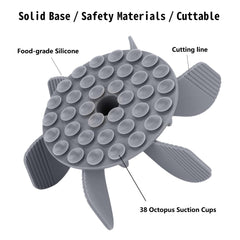 Keegud-spirale-dent-silicone offre un repas plus lent et sûr.