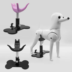 Kelendle Chaise Toilettage Chien-rotation, orientation flexible pour accéder facilement au chien