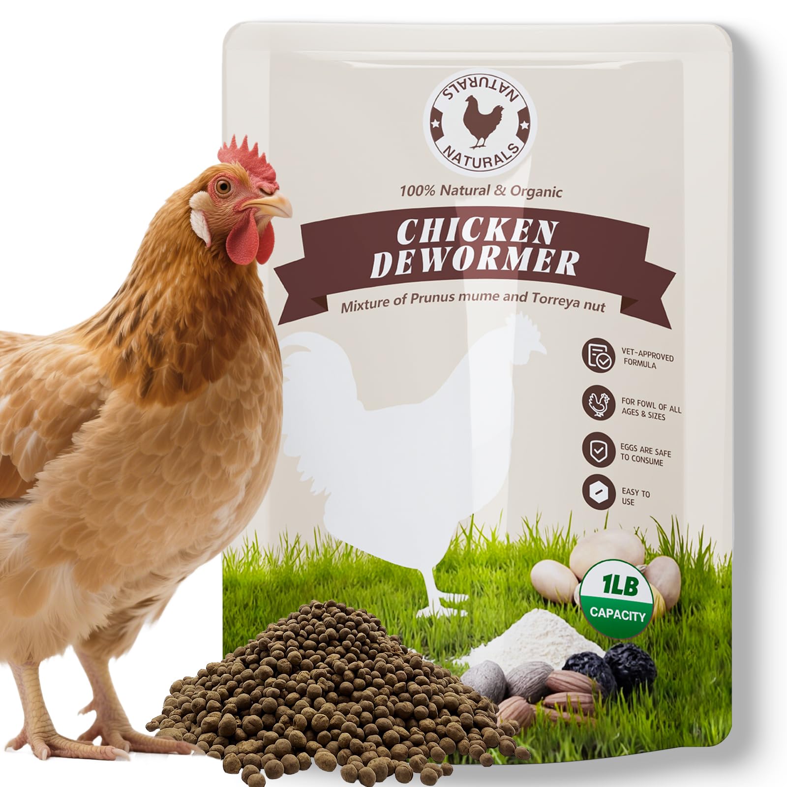 KELPFU poudre vermifuge poulets dans sachet pratique