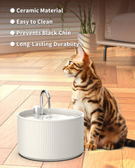 Kenepet fontaine en céramique avec filtration en 4 étapes.