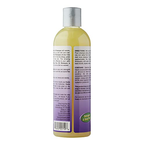 Kenic shampoing emu, application douce qui peut apaiser peau sensible après le bain.